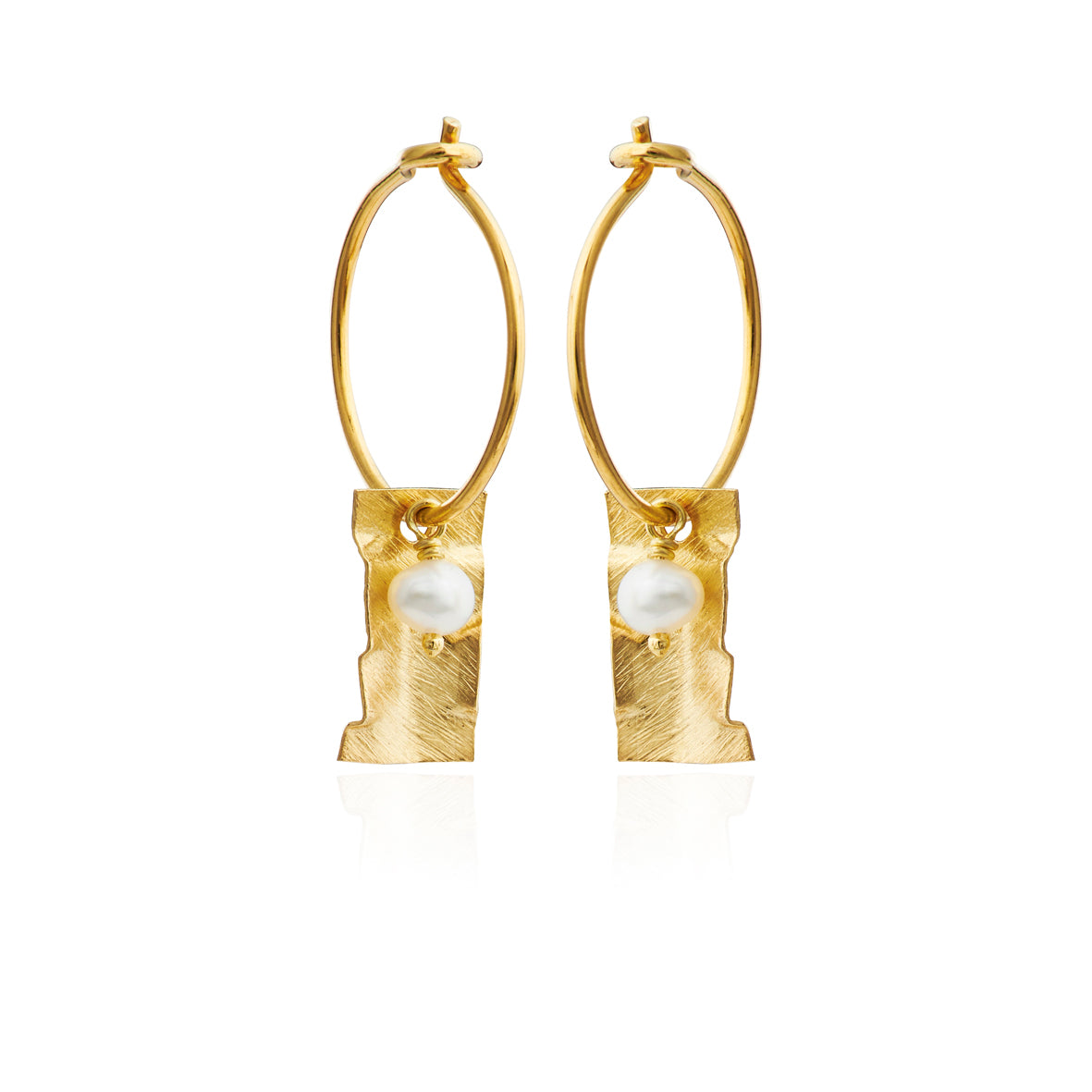 Susanne Friis Bjørner - Creol m. Krøllet rektangel forgyldt FWP