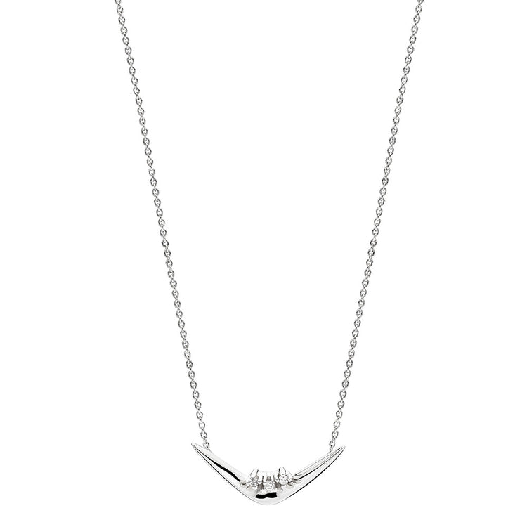 14 Karat Hvidgulds Collier