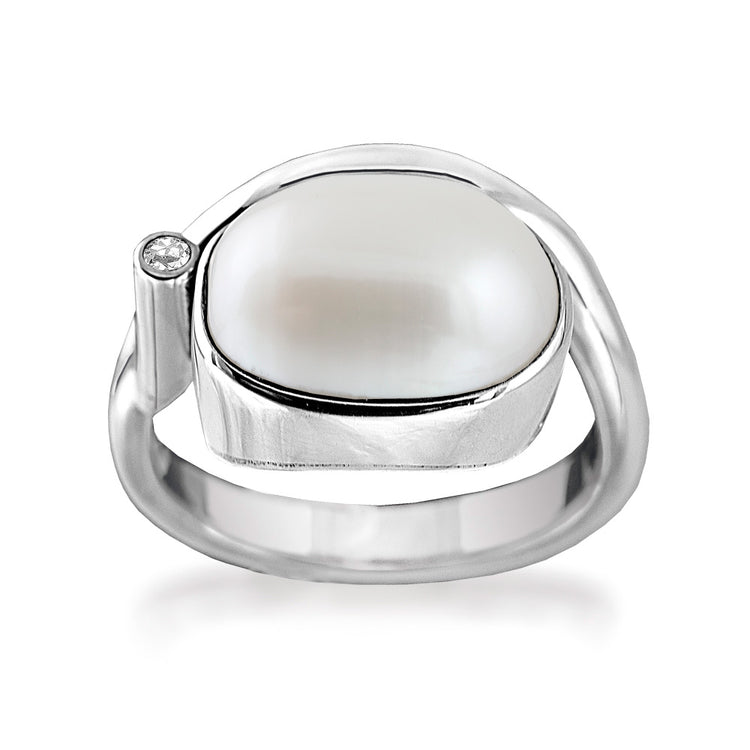 Rabinovich - Majestic White Sølv Ring