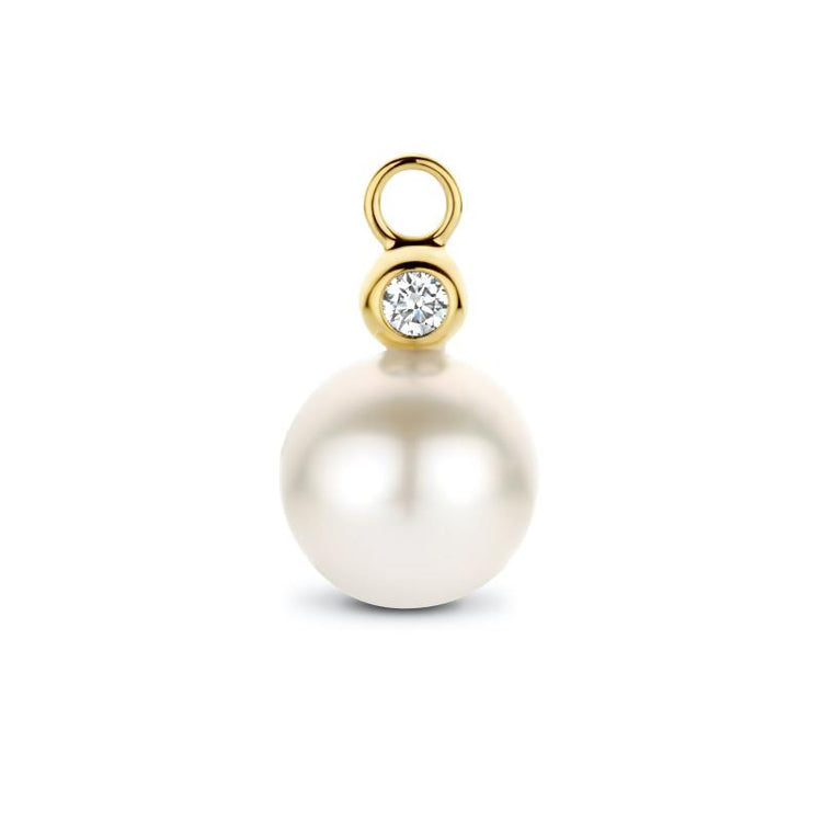 Spirit icons - 14K Elena Drop 0,04ct Wvs 8mm FVP