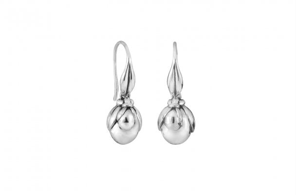 Rabinovich - Ørehænger antik oxideret knop Flower Bud