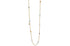Rabinovich - Minetta Collier forgyldt Calcedon, Rosenkvarts, Karneol, Granat, Zirkonia