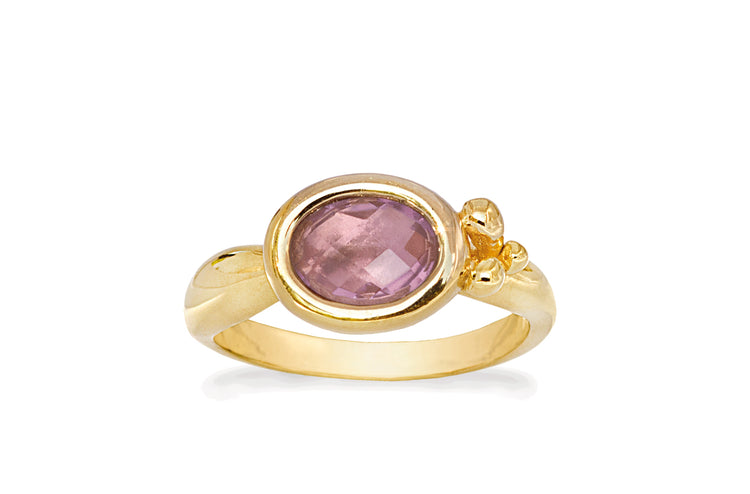 Rabinovich - Hope ring forgyldt st 56 ametyst