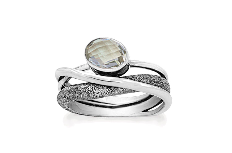 Rabinovich - Prasiolite Ox Ring st. 55