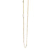 Rabinovich - 14 Kt Collier hvid perle Rainbow Månesten Labradorit