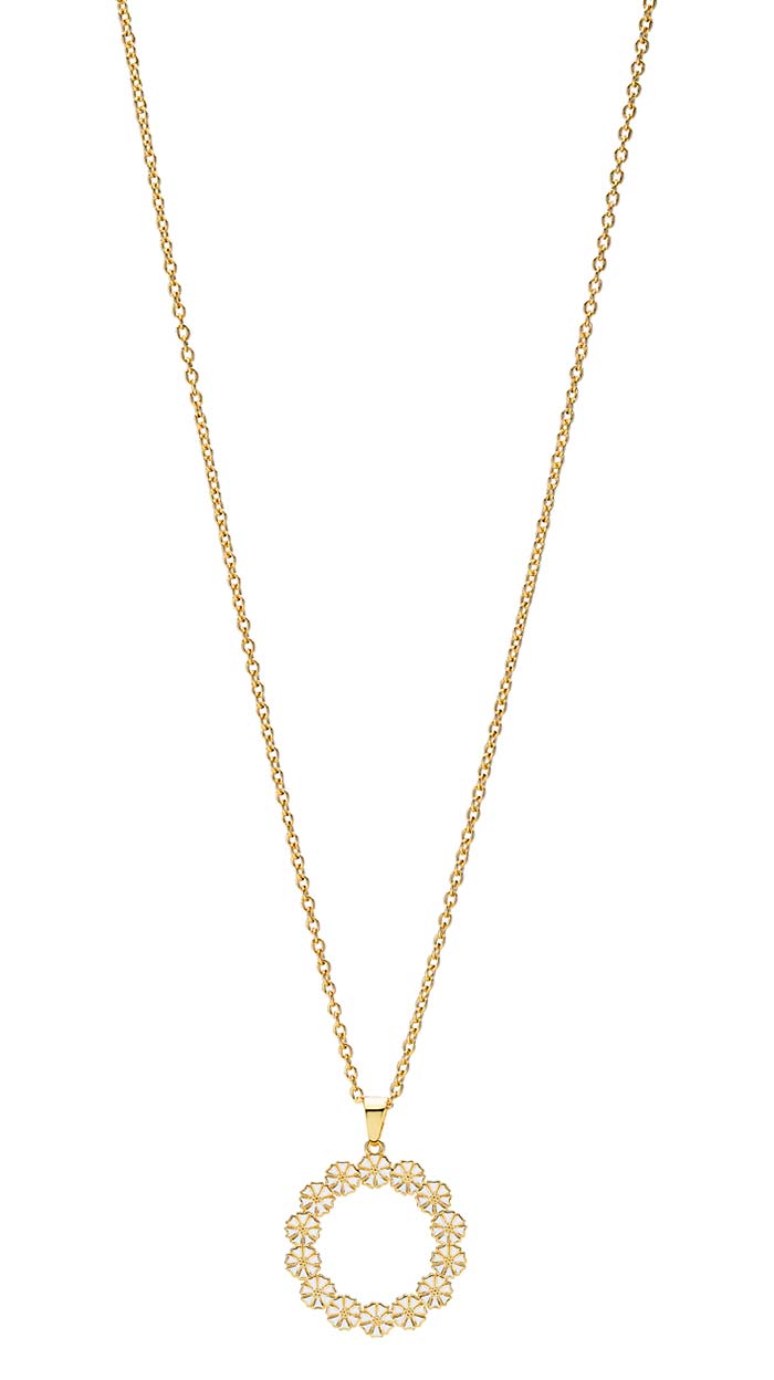 Marguerit collier 14 x 5mm