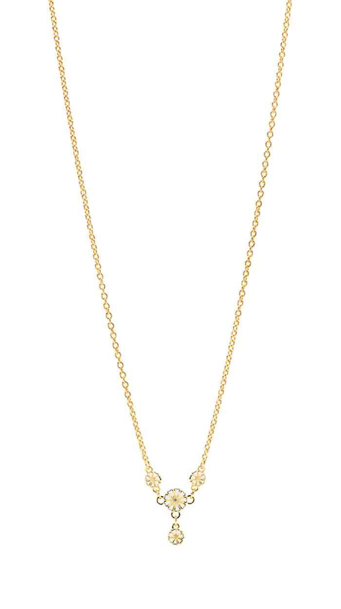 Marguerit collier 3x5mm+1x7,5mm.