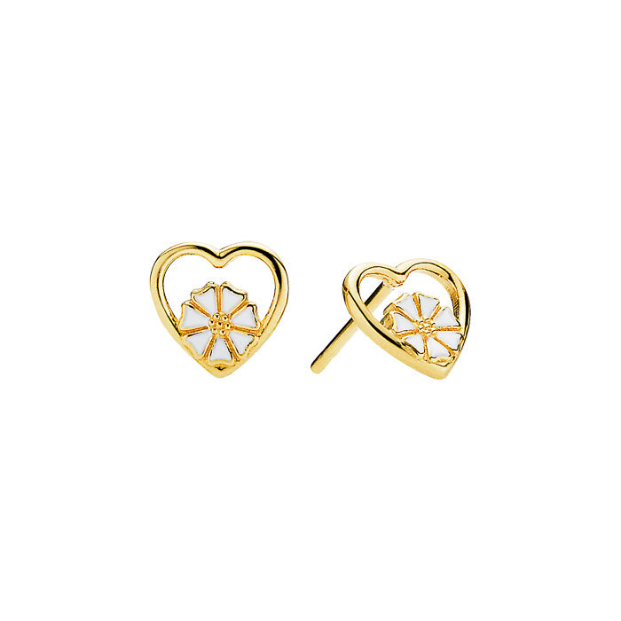 Marguerit ørestik trådhjerte