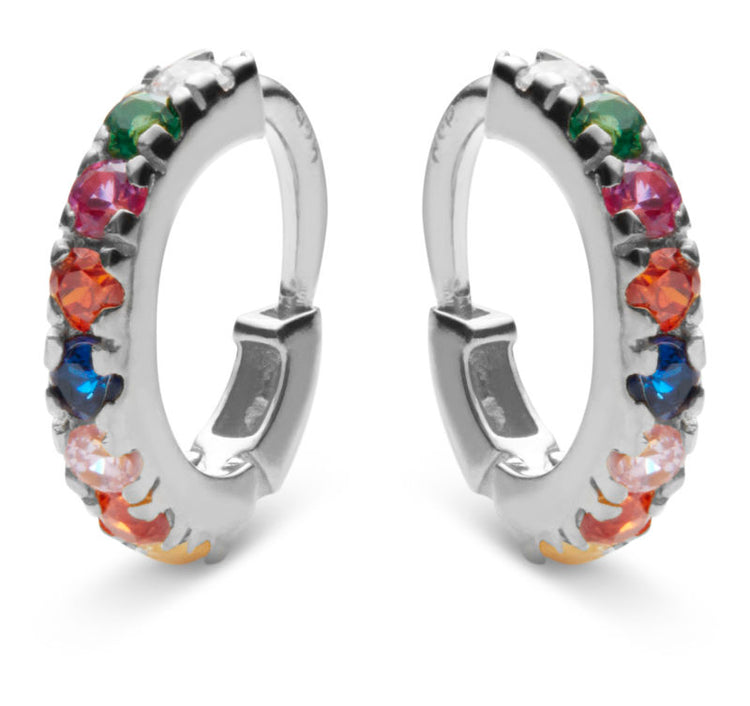 Maanesten - Nubia Color ørering Sølv