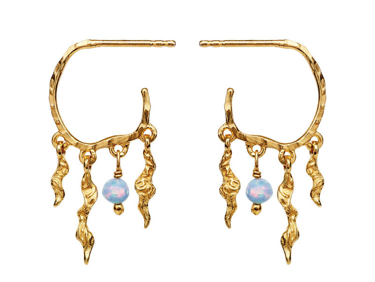 Maanesten - Bayou Øreringe Forgyldt