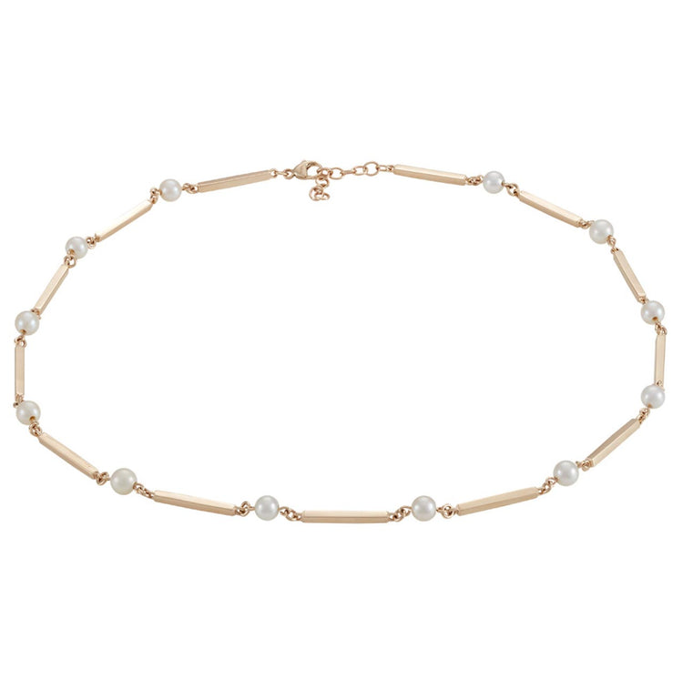 SIERSBØL - 8kt. Pind & Perle FWP collier 42+3