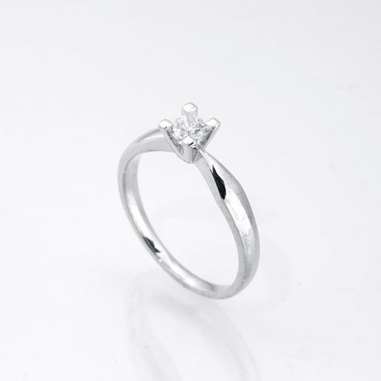 Jewelz Diamantring 0,15Ct. 14 karat hvidguld
