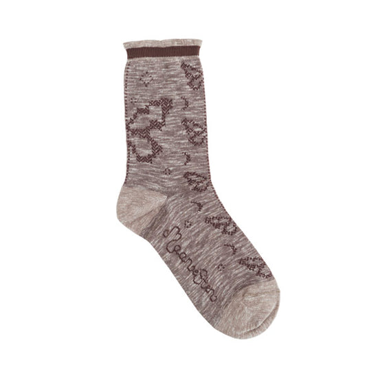 Butterfly Mind Simply Taupe Sock Maanesten