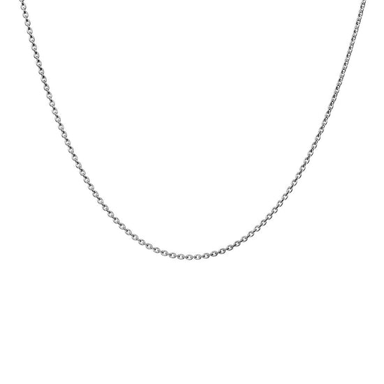 Charlie medium halskæde sølv Maanesten - Spar 50 %