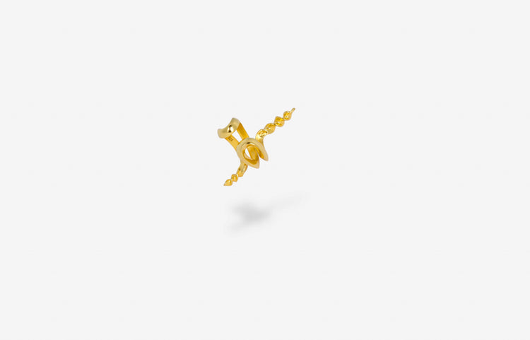 IX Studios - Conch Ear Cuff Forgyldt