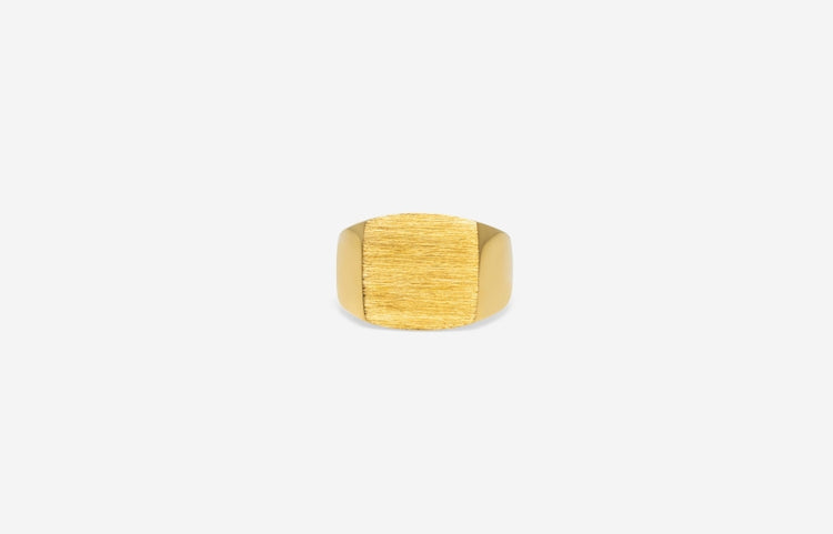 IX Tribute Signet Ring St. 56 Forgyldt IX Studios