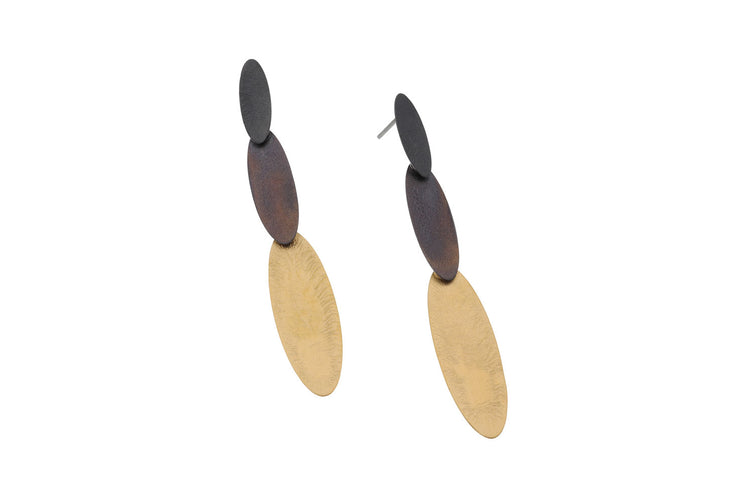 Deco Echo - Ørestikker Ox Brunerede - Forgyldt