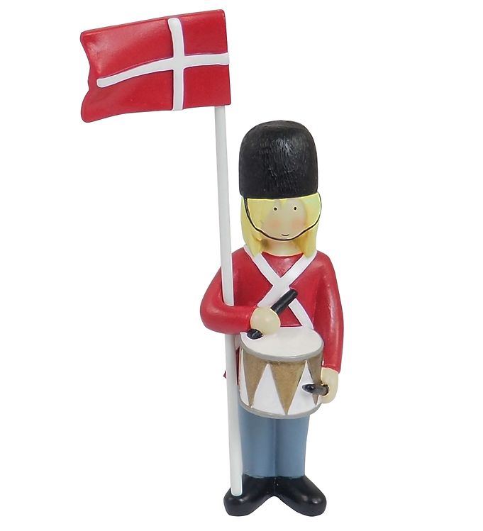 Garder med Dannebrogsflag - Langt Hår