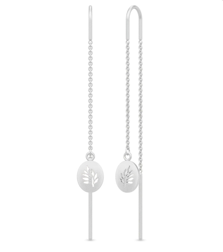 Julie Sandlau - Tree of Life kæde Ørehænger Rhodinerede