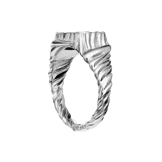 Kim ring sølv Maanesten - spar 50 %