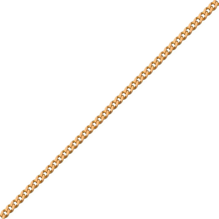 14K Panser Facet 18cm 0,55mm Guld Armbånd