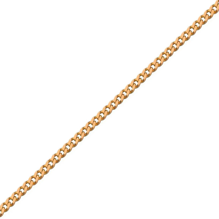 8k Panser Facet 21cm 1,35mm Guld Armbånd