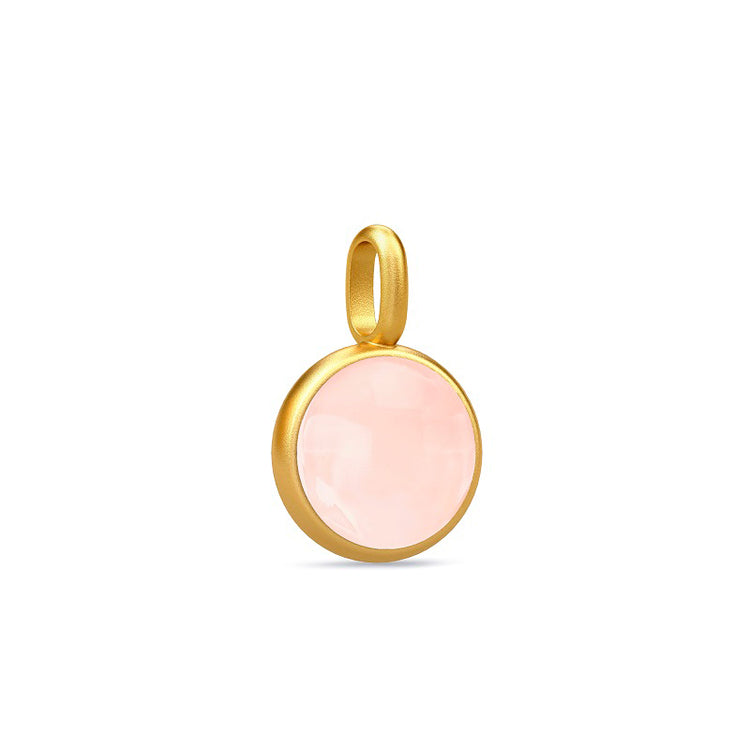 Julie Sandlau - Prime Vedhæng, rosa, forgyldt