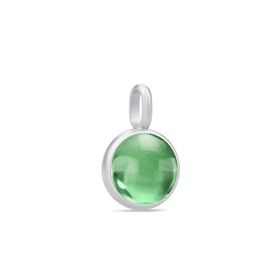 Julie Sandlau - Prime Vedhæng - Rhodium/Grøn
