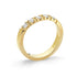 Nuran - 8Kt. Alliance Ring Rødguld 5x0,07ct. W-SI Kantet str. 55