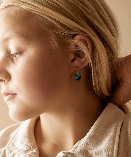 NT Heart 10 mm, Turquoise Blomdahl