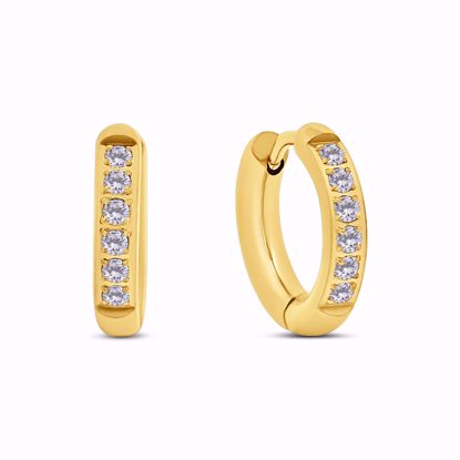 CO88 IP guldbelagt Stålcreoler med sten 10mm