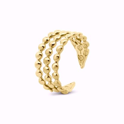 CO88 IP guld stål ONE SIZE ring