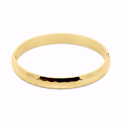 CO88 IP guldbelagt Stål armring hamret