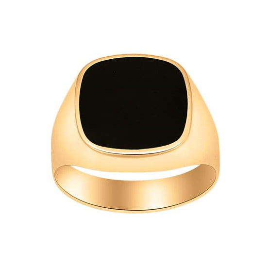 14kt. guld herre ring m/onyx NOA