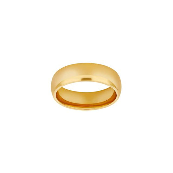 SON stål ring IP gold blank Son of Noa