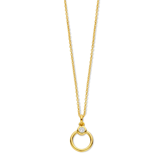 14Kt. Ibis halssmykke Vedhæng 0,05ct Wvs Spirit Icons