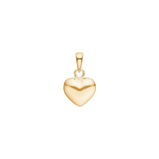 14 kt. vedhæng hjerte 9,5x11mm Siersbøl