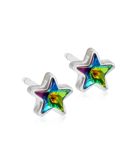 MP Star 6 mm, Green shimmer Blomdahl