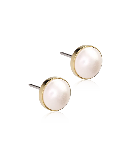 GT Bezel Pearl 8 mm, White Blomdahl