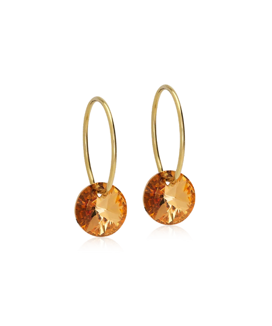 GT Ear Ring 14 mm, Round 8 mm, Bronze Blomdahl