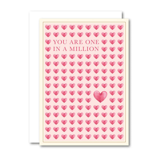 Lille foldet kort, One In A Million A7- All by Voss