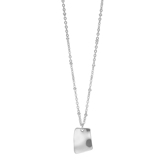 Halskæde stål firkantet ONDA Nordahl Jewellery