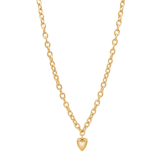 Halskæde stål IP gold ALBA Nordahl Jewellery