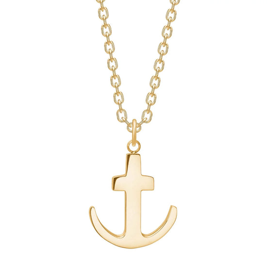 SON kæde stål anker IP gold 55+5cm