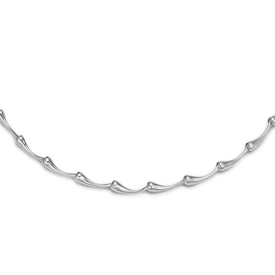 Collier dråbeform 20mm 45 cm Randers Sølv
