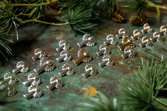 14Kt. Håbets engel stor vedhæng rødguld by Norup