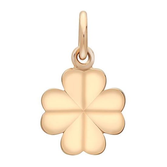14K vedhæng/charm firkløver 9mm