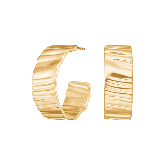 Creoler stål IP gold ROCCIA Nordahl Jewellery