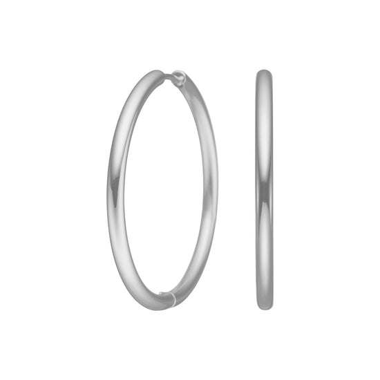 Creoler stål 35mm CALMA Nordahl Jewellery