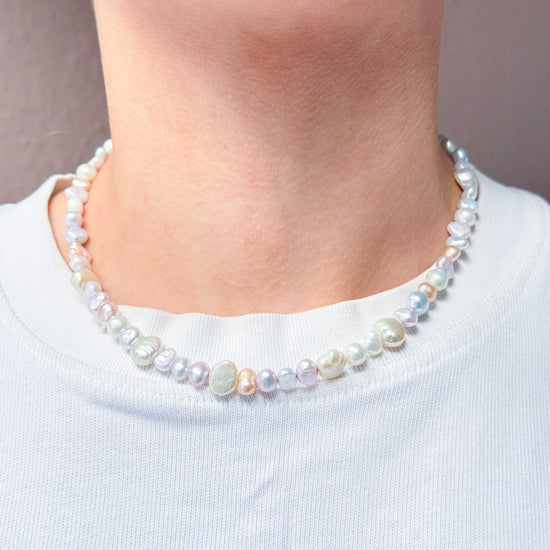 happie by Norup halskæde forgyldt sølv ferskvandsperler HAP-N-359